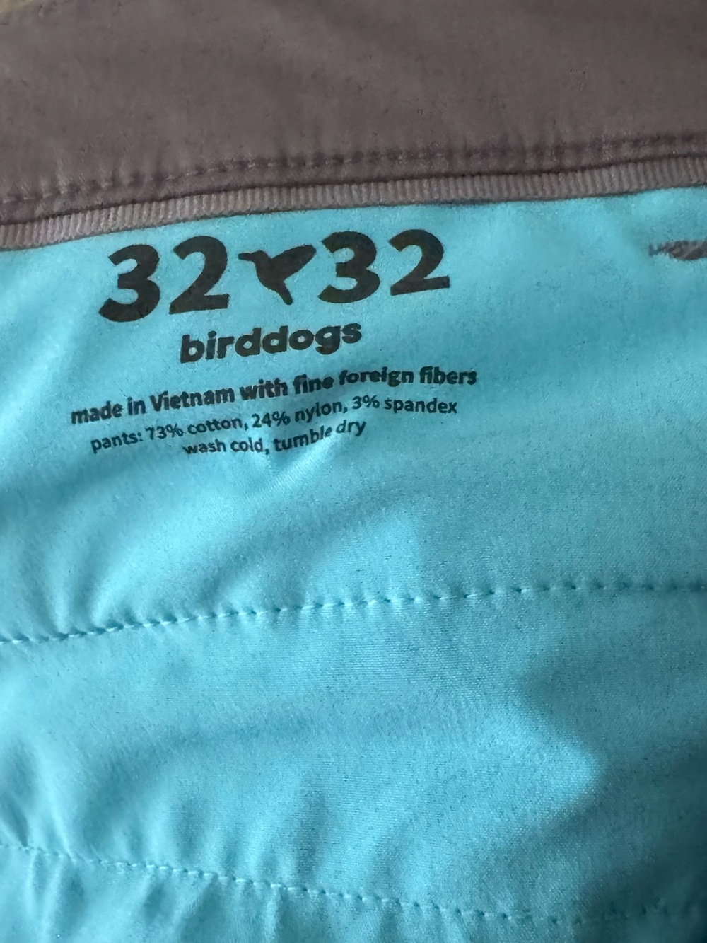 Birddogs Stretch Khakis Slim Pant Chino Unlined Mens 32 Gray Work Casual Travel - Picture 12 of 12